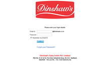 Tablet Screenshot of mail.dinshaws.co.in